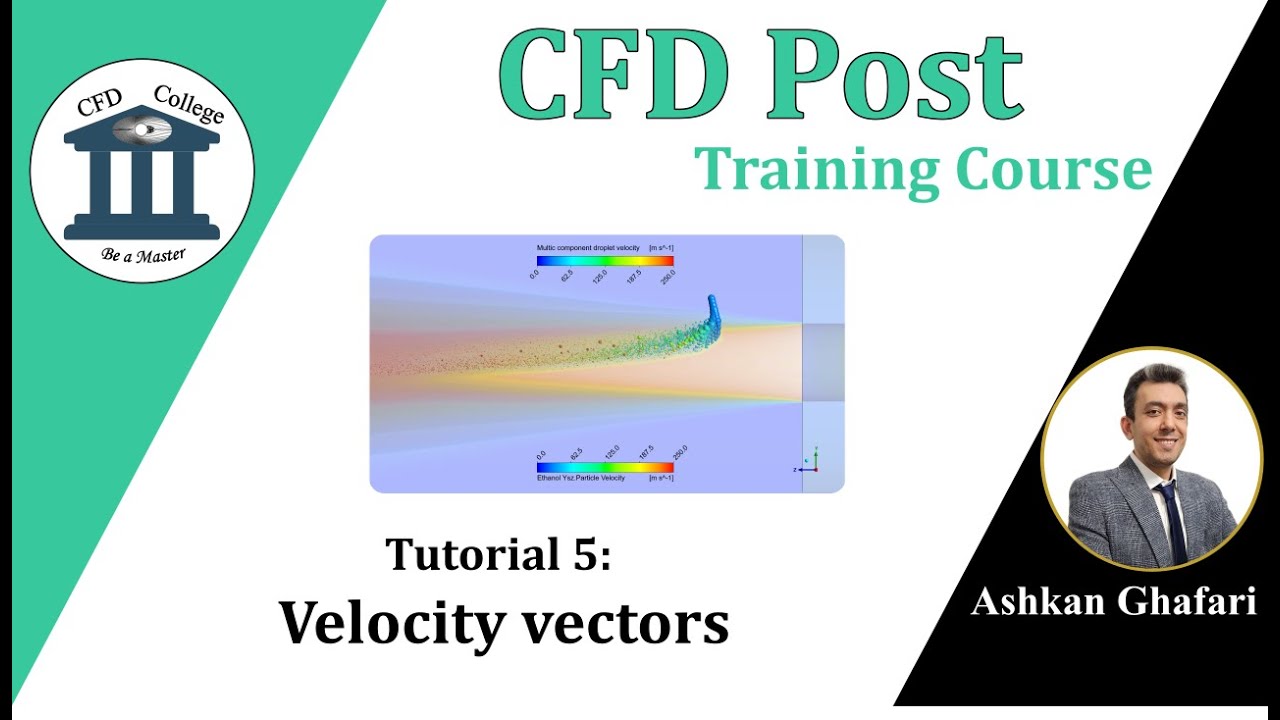 CFD Post Tutorial 5 | How to draw velocity vectors in CFD Post?