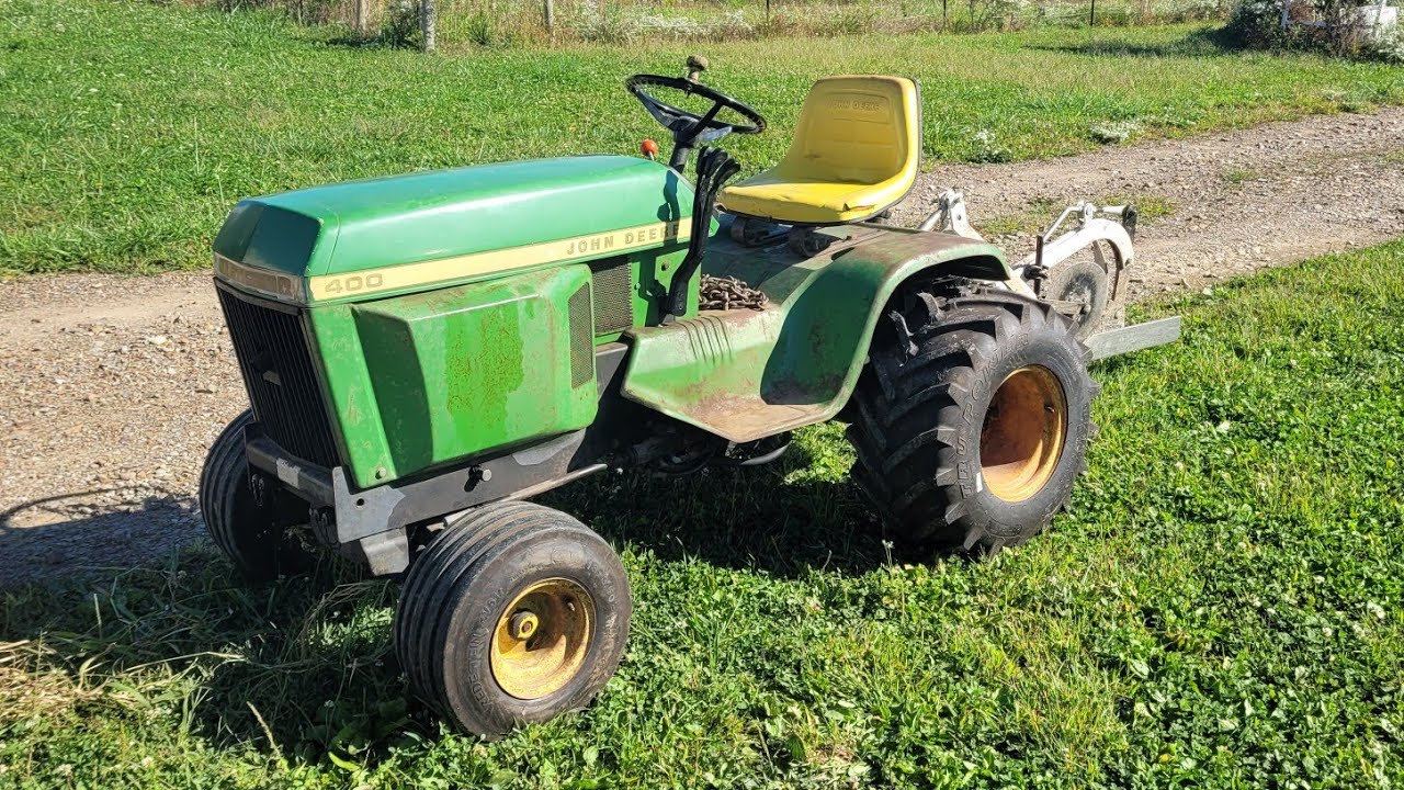what to look for when buying a John Deere 400 garden tractor
