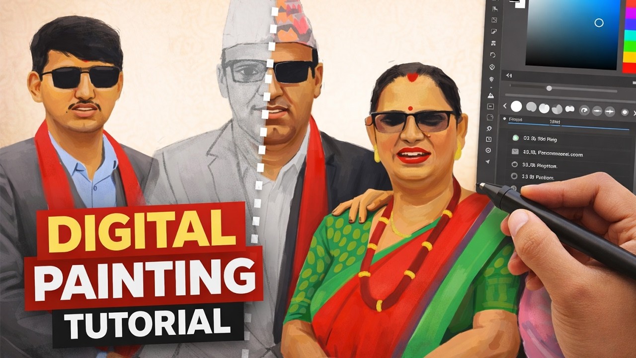 Turning a Nepali Family Photo into a Masterpiece