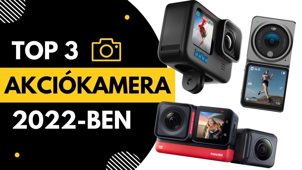 TOP3 akciókamera 2022-ben: GoPro Hero 10, Insta360 One RS, DJ Action 2 - I. rész