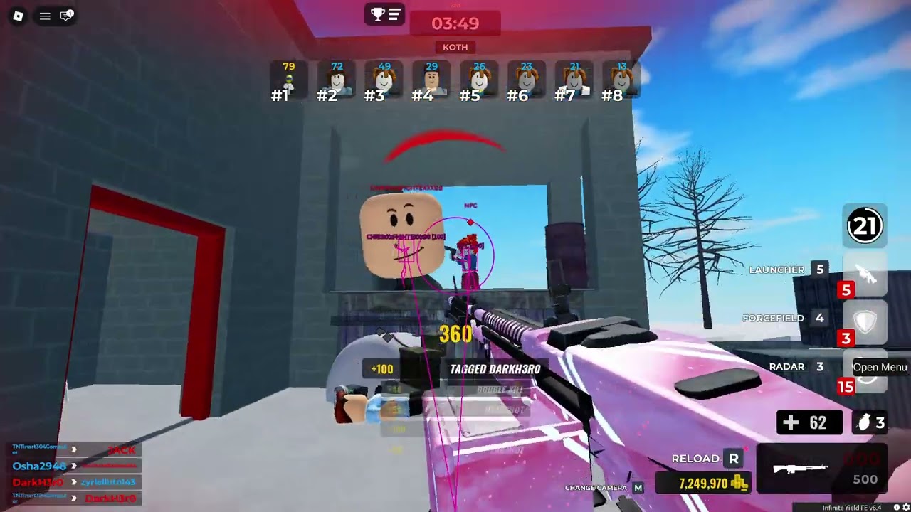 Computer DESKTOP-RUE14T1 Roblox Gunfight Arena Gameplay