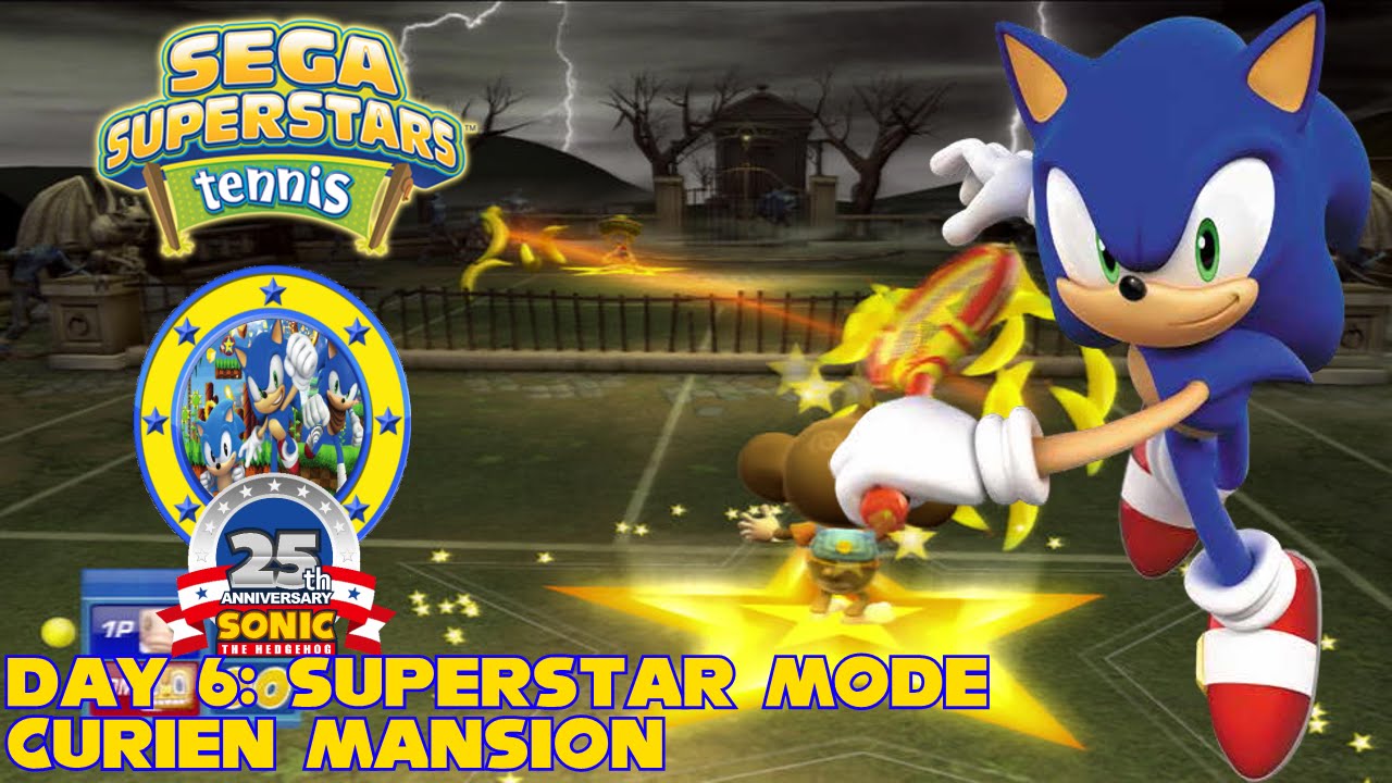 SEGA Superstars Tennis | Day 6 | Superstars Mode | Curien Mansion | #Wimbledon2016