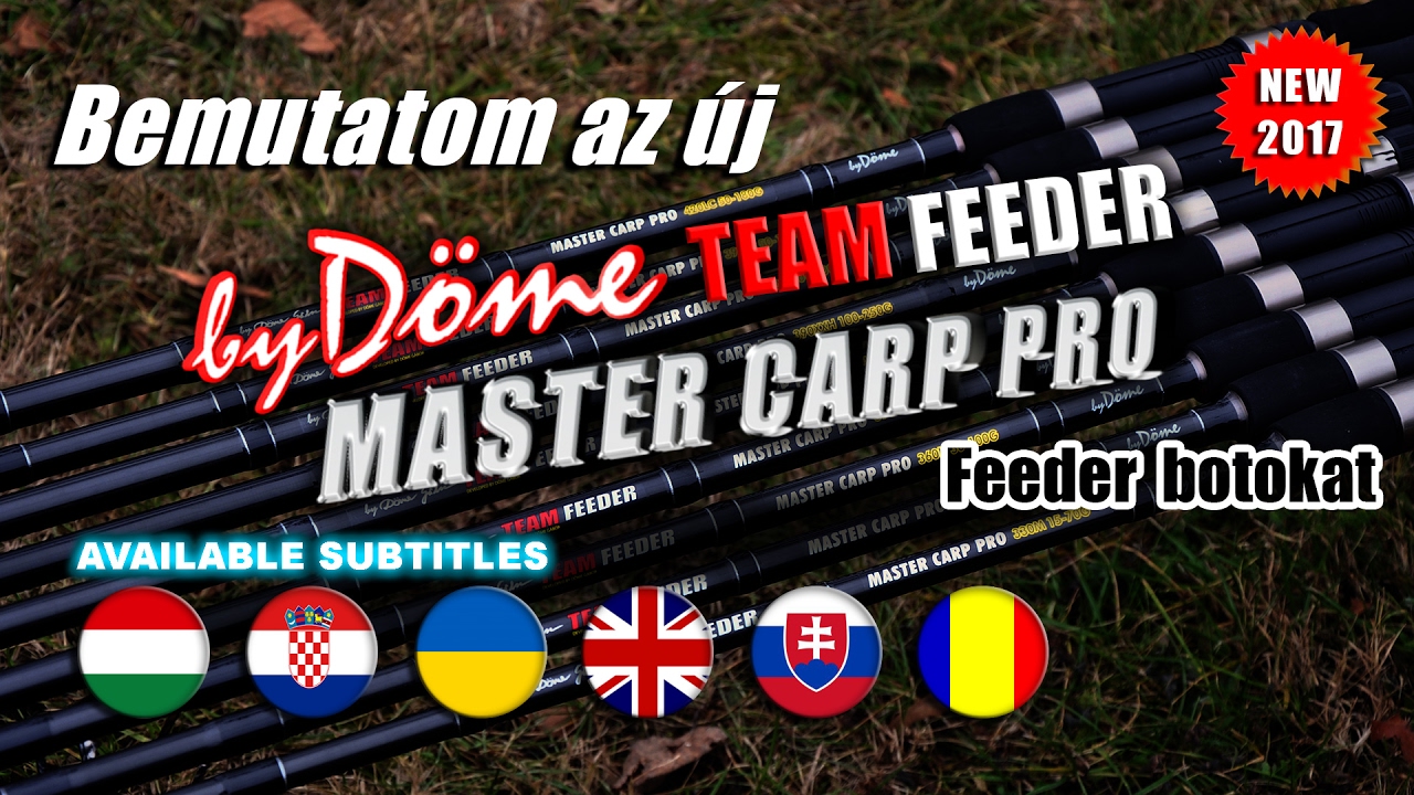 Bemutatom az új By Döme Team Feeder Master Carp Pro Feeder botokat