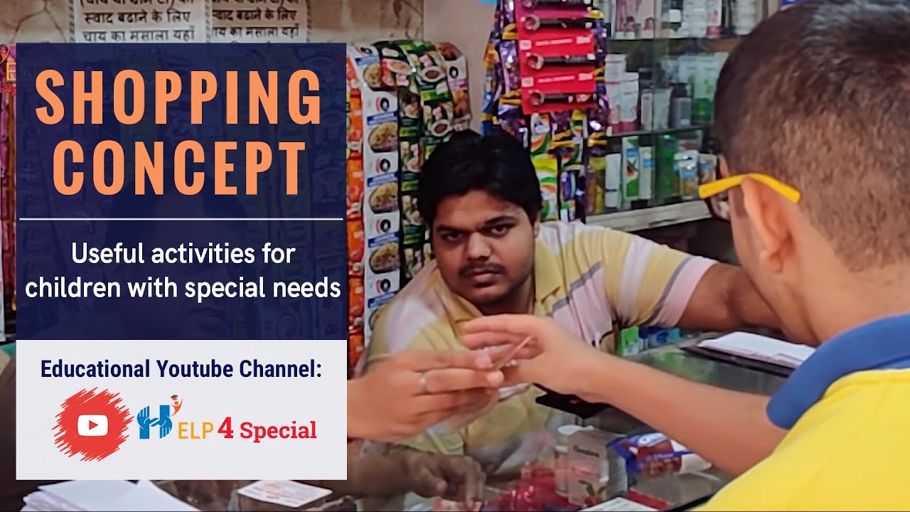 Special Education Money & Shoping Concept Training to Children | Help 4 Special