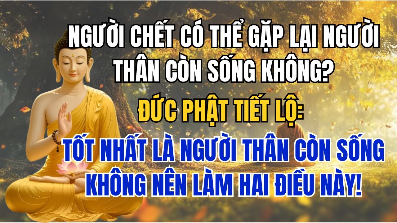 NGƯỜI CHẾT CÓ THỂ GẶP LẠI NGƯỜI THÂN CÒN SỐNG KHÔNG? ĐỨC PHẬT TIẾT LỘ: TỐT NHẤT LÀ NGƯỜI THÂN...