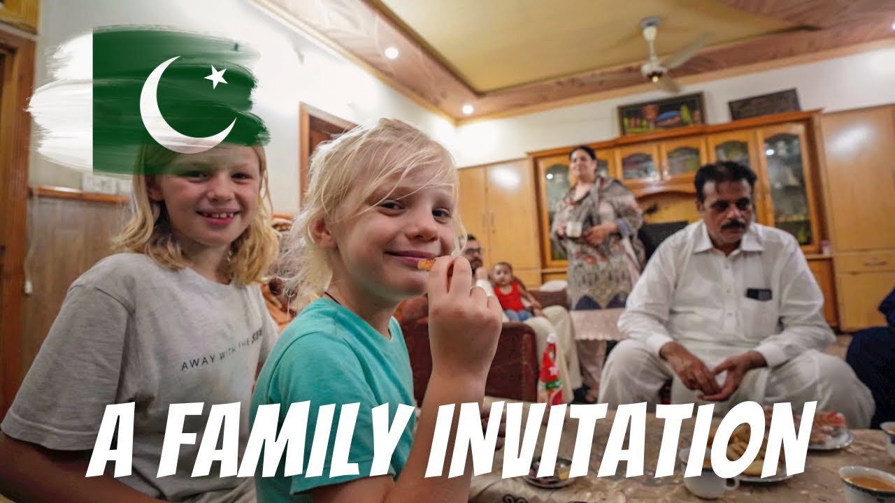 PAKISTANI HOSPITALITY: Tea with a local family in Lahore, Pakistan.