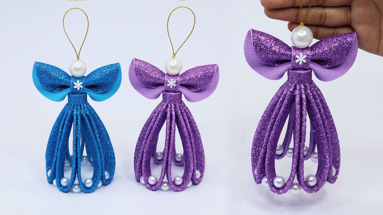 😇DIY Christmas Angels🎄Eva Foam Christmas Tree Decoration Ornaments Angel