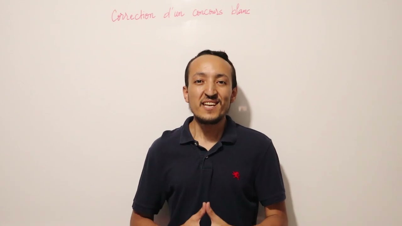 Correction d'un concours blanc (part 1)