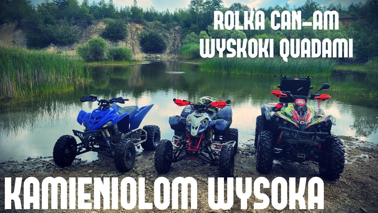 Kamieniołom Wysoka, Wyskoki, Rolka #atv #polaris #predator #raptor350  #cb500 #canam #renegade850