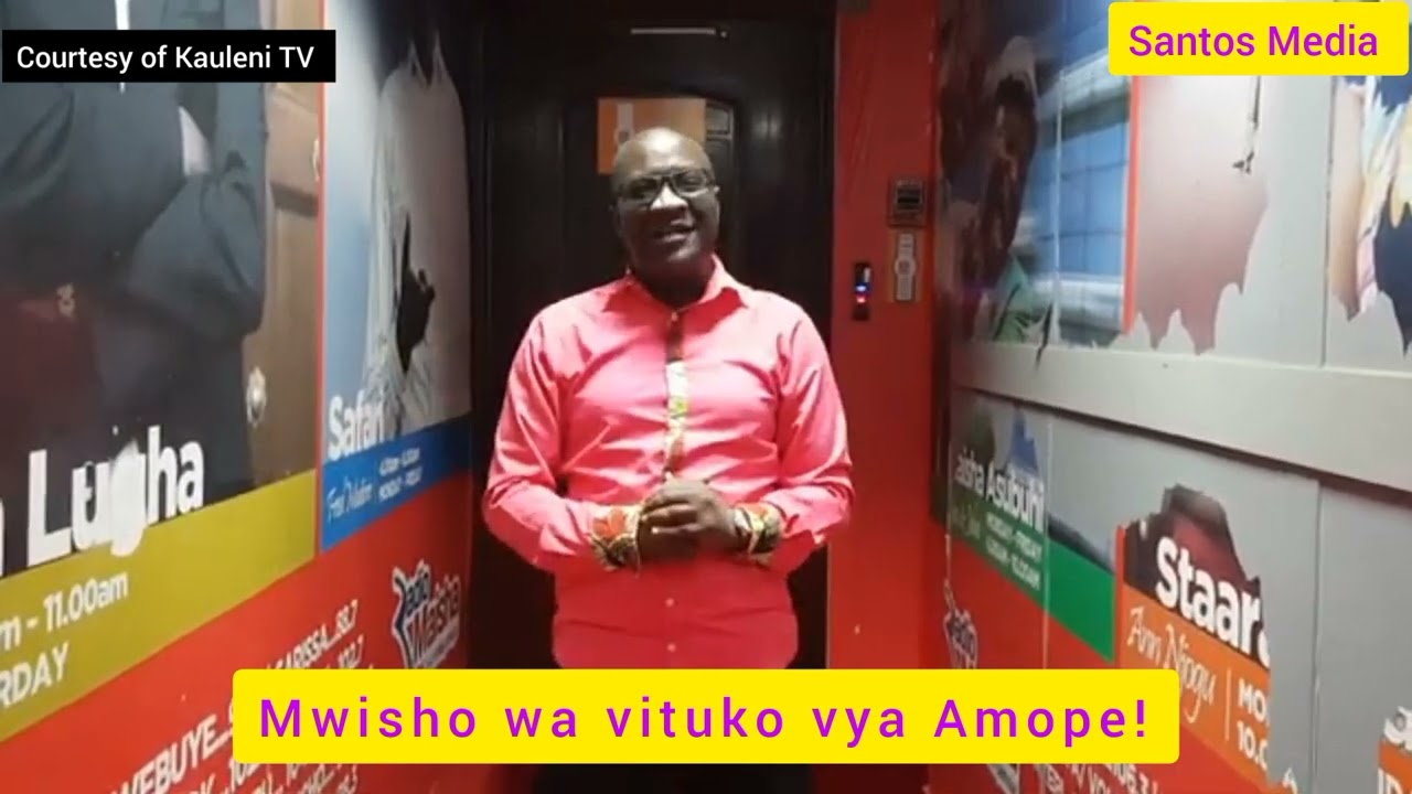 Emotions😭😭high as  Ali Hassan Kauleni quilts Radio Maisha after 13 years of service