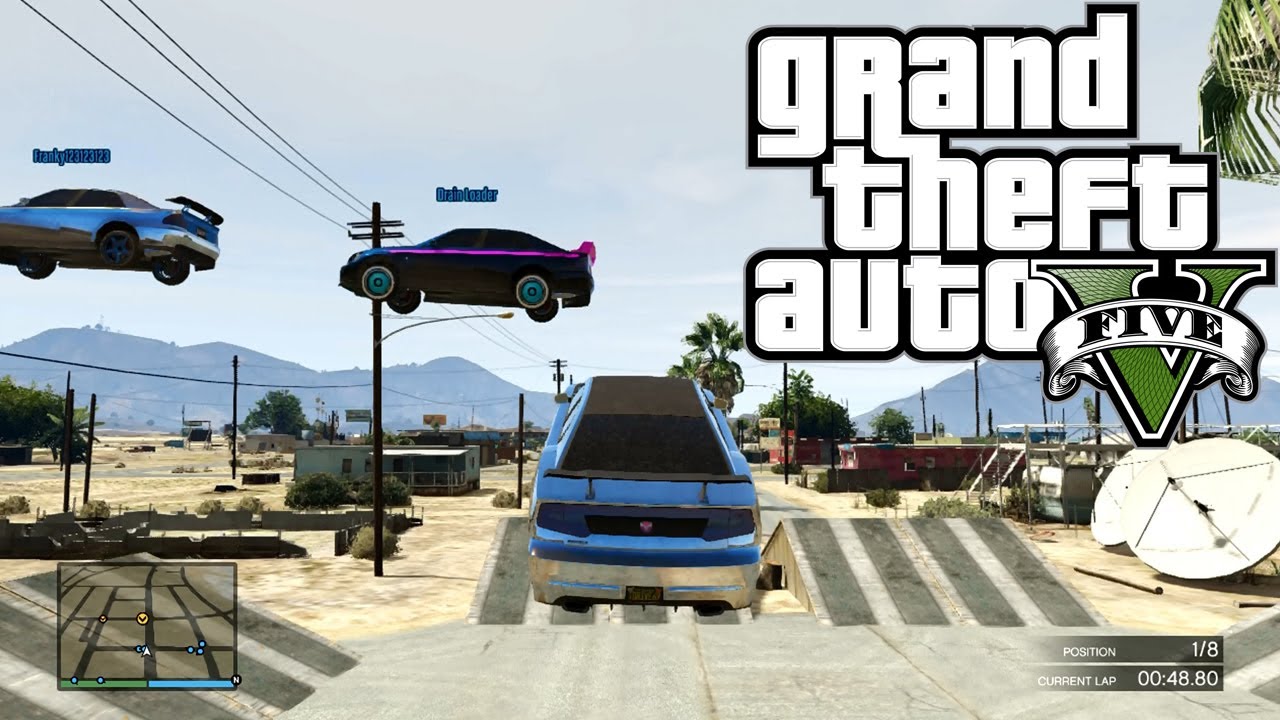 GTA 5 ONLINE Demo Derby ( Fun Custom Race ) GTA V MULTIPLAYER