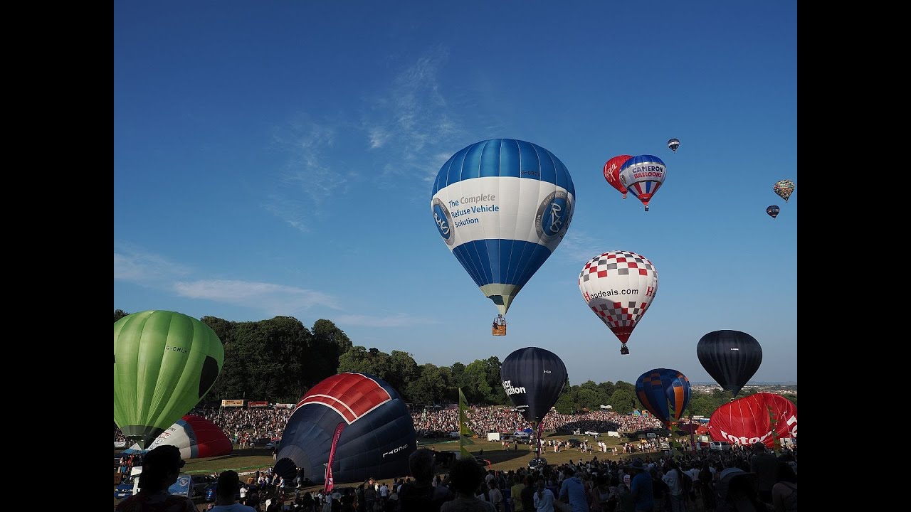 Bristol International Balloon Fiesta 2025 Sunday Evening Timelapse