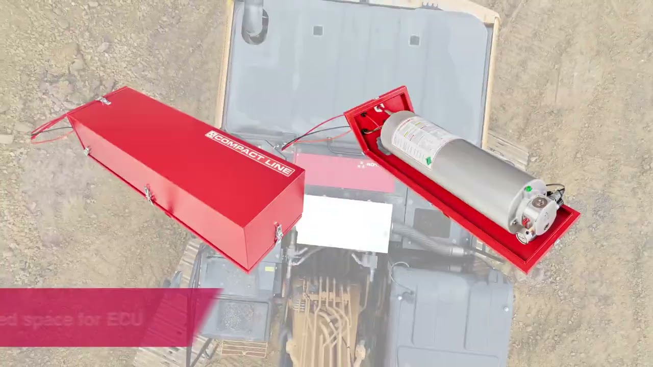 New generation COMPACT LINE® Vehicle Engine Fire Suppression EMAS Version Video