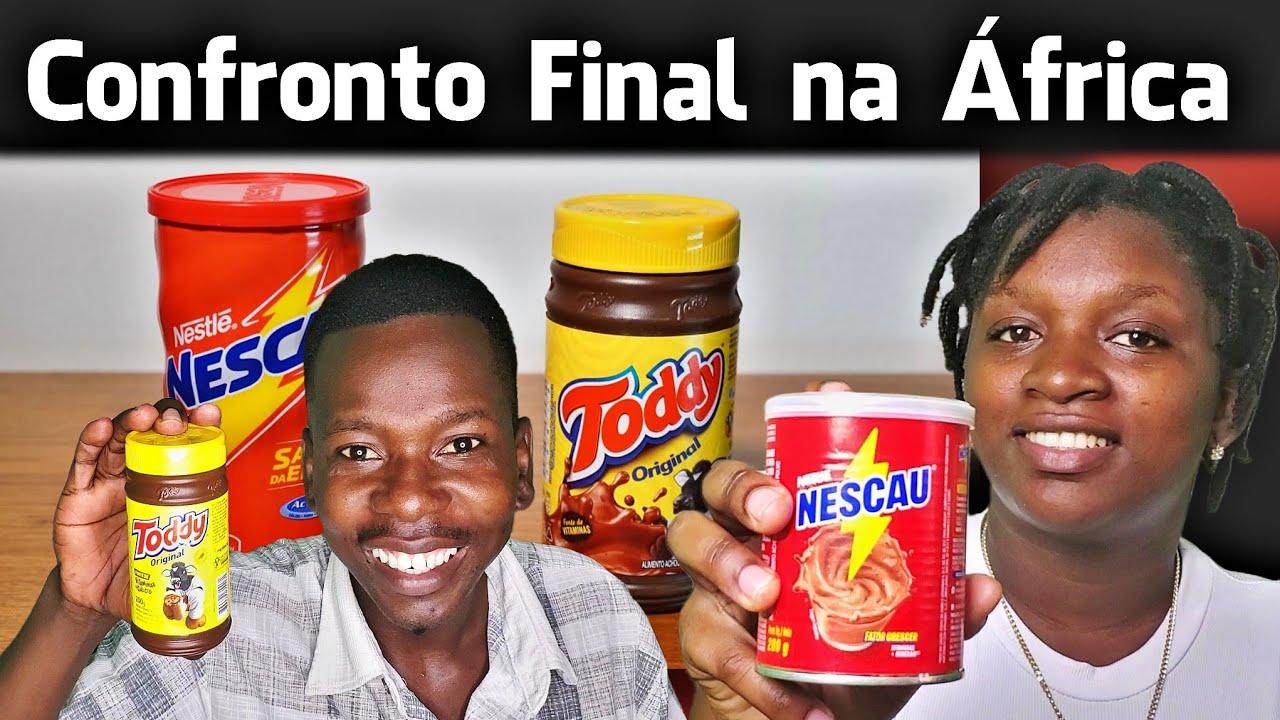 Reação de Africanos provando Toddy & Nescau! Levamos os Cafés Brasileiro em Moçambique