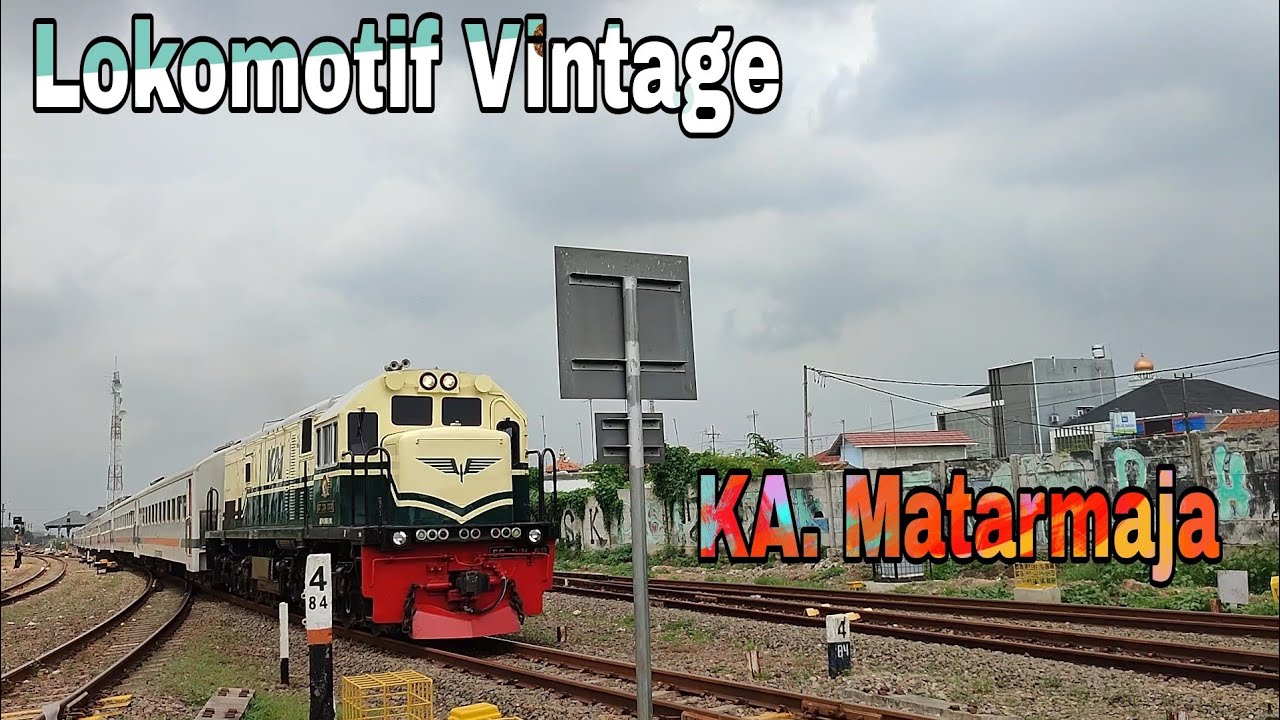 Lokomitif Vintage KA. Matarmaja Spesial Edition #lokomitifvintage #kai #kamatarmaja #cikampek