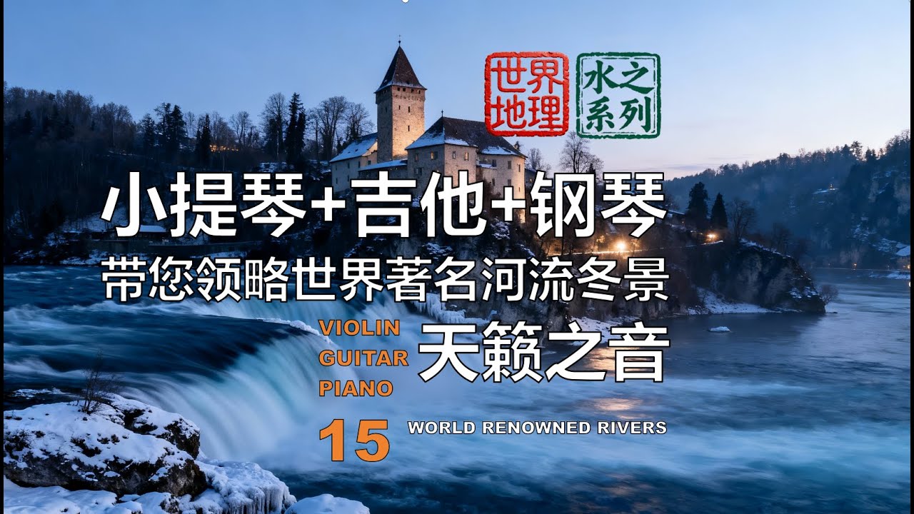 15条世界级河流冬景 | 小提琴吉他等演绎天籁之音 | 音乐叙事轻诉 | 让您体验世界河流之冬眠 | 15 world-renowned rivers for winter scenery music