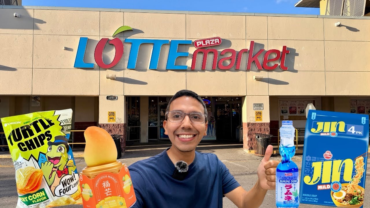 Lotte Plaza Market Tour! | Is This the BEST Asian Market in Orlando?! 🇰🇷