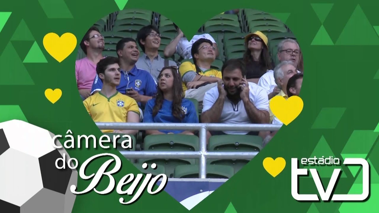 C&acirc;mera do Beijo - Amistosos da Sele&ccedil;&atilde;o Brasileira
