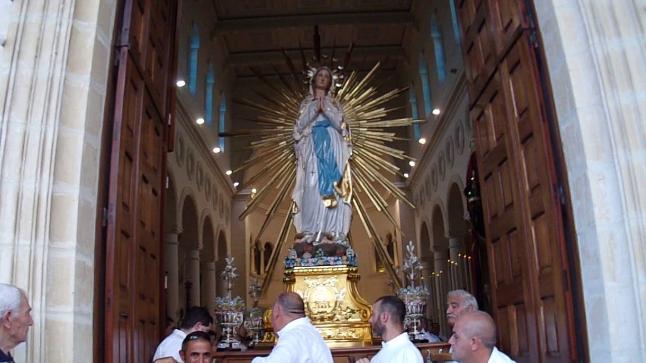 Hrug fuq iz-zuntier, festa madonna ta' Lourdes San Gwann 2018