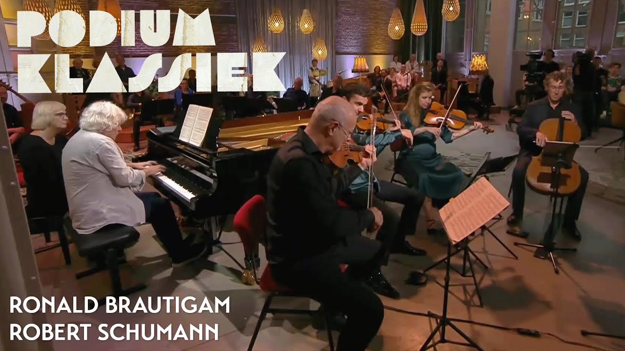 Ronald Brautigam - Robert Schumann - Pianokwintet: Scherzo | Podium Klassiek
