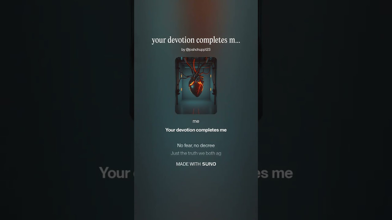 your devotion completes me