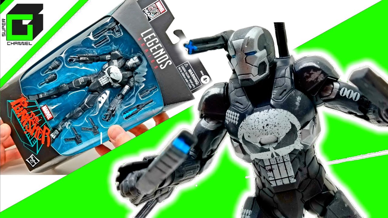 The Punisher WAR MACHINE Unboxing HASBRO Marvel Legends GAMESTOP Exclusive!