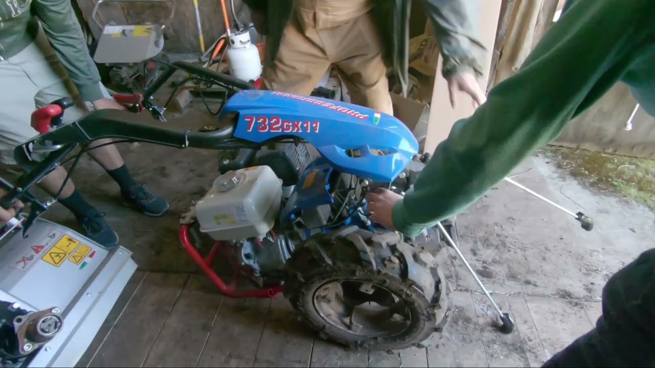 Changing Attachments on the BCS Tractor