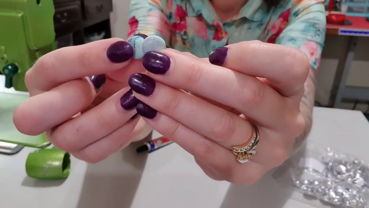 Let's try making button earrings!!