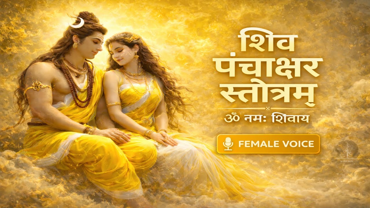 Shiv Panchakshar Stotra पंचाक्षर स्त्रोत | Female Voice | Peaceful Shiva Mantra
