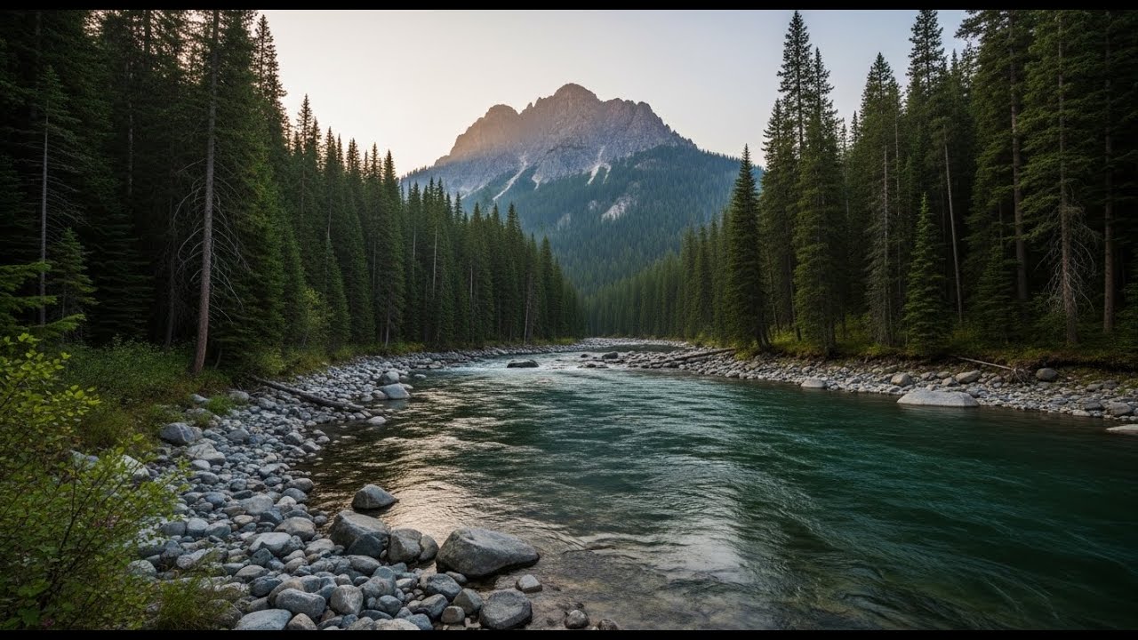 River Soundscape 🌿 Peaceful Water Ambience for Meditation, Study, and Relaxation #777