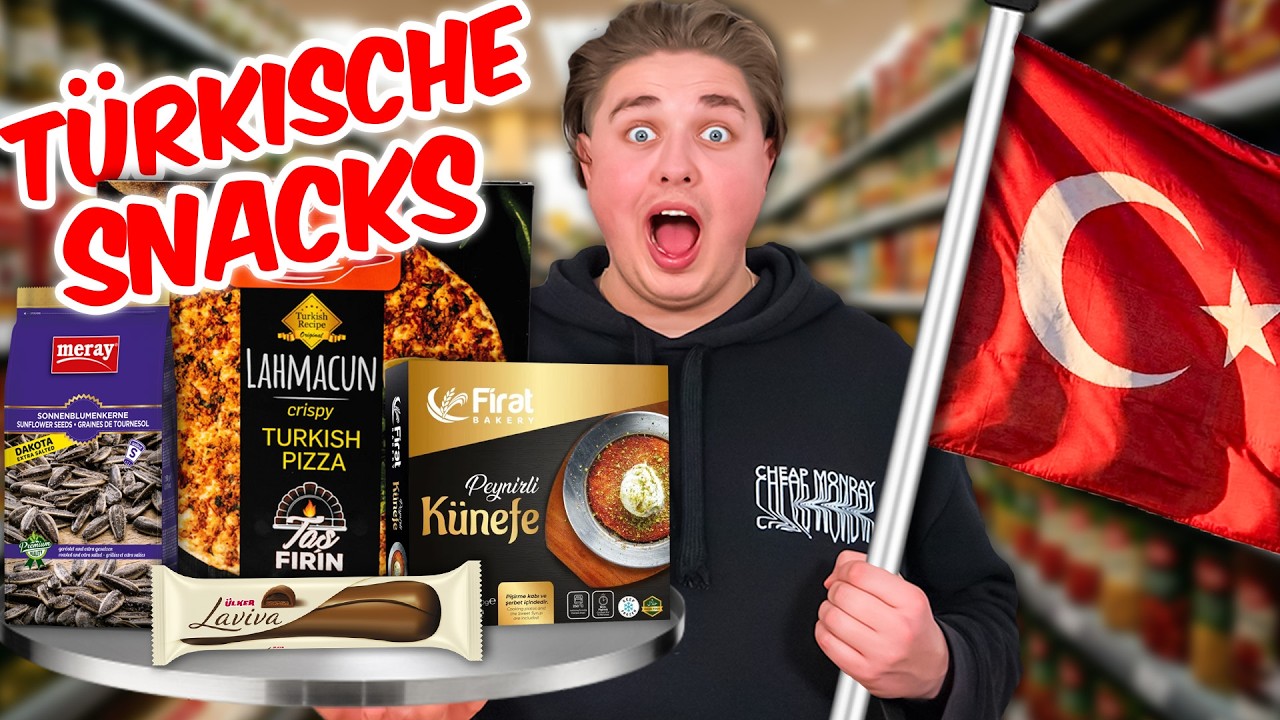 Türkische Snacks aus dem Supermarkt testen! 🇹🇷😍