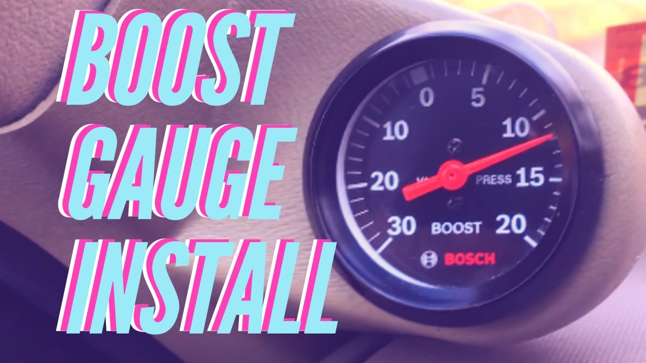 Boost Gauge Install