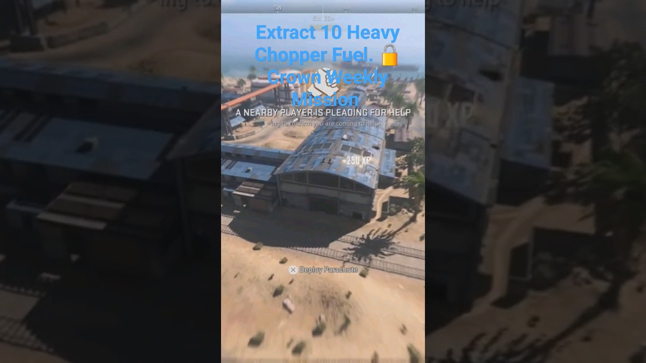 Dmz Unlock Crown Weekly Urgent Mission.  Extract 10 Heavy Chopper Fuel👑🔓#warzone #callofduty #cod