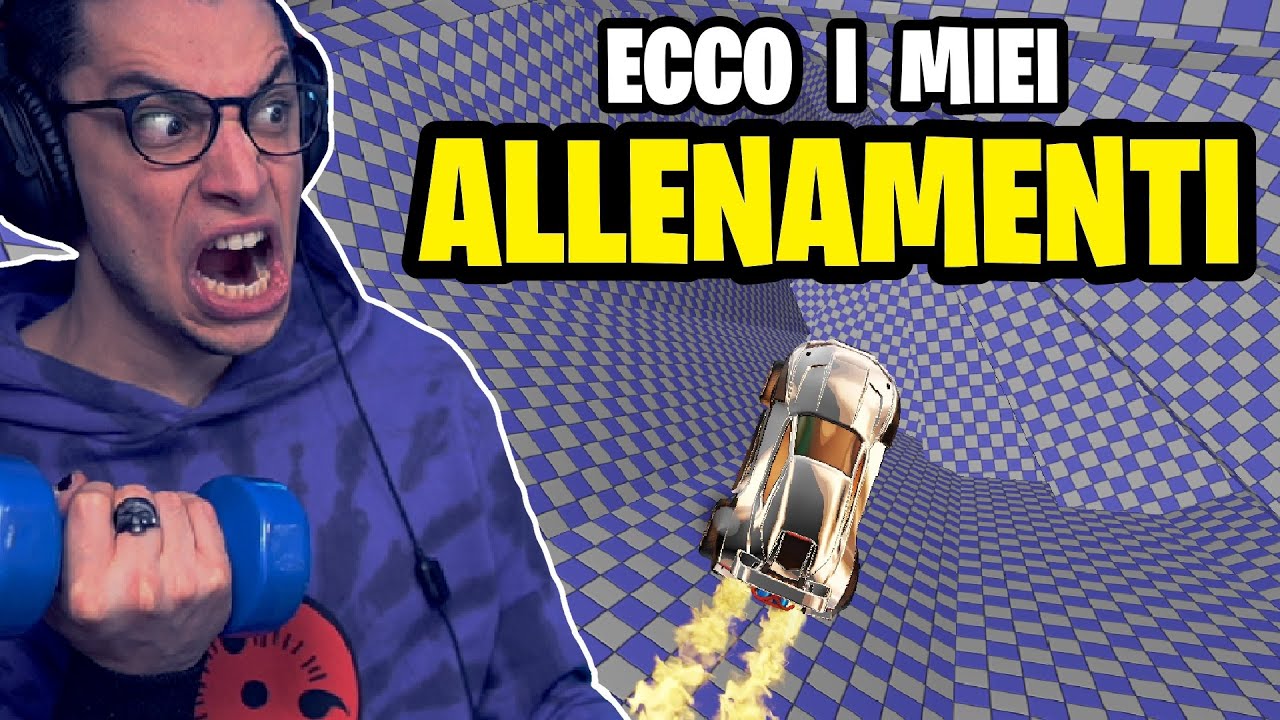 ECCO i MIEI ALLENAMENTI su ROCKET LEAGUE *difficilissimi*