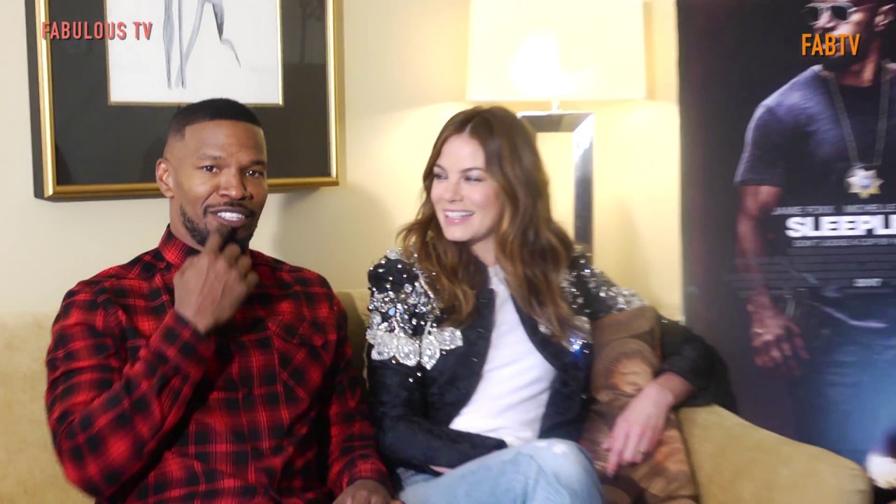 EXCLUSIVE:  Jamie Foxx & Michelle Monaghan tell all about  SLEEPLESS  FabulousTV