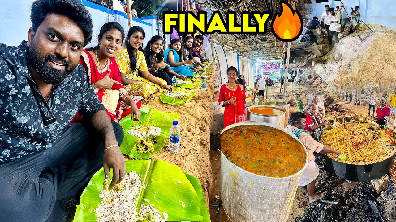 Finally - The GRAND ASANAM 🔥 சமபந்தி அசன விருந்து
