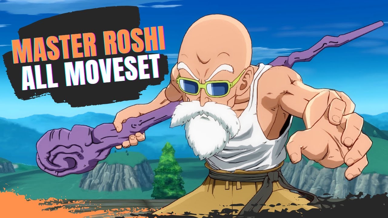 DBFZ Master Roshi - All Moveset