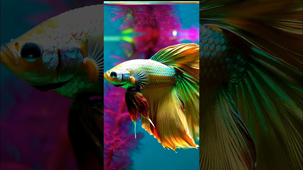 Look at These Betta Colors! 🌈 #bettalove #shortvideo