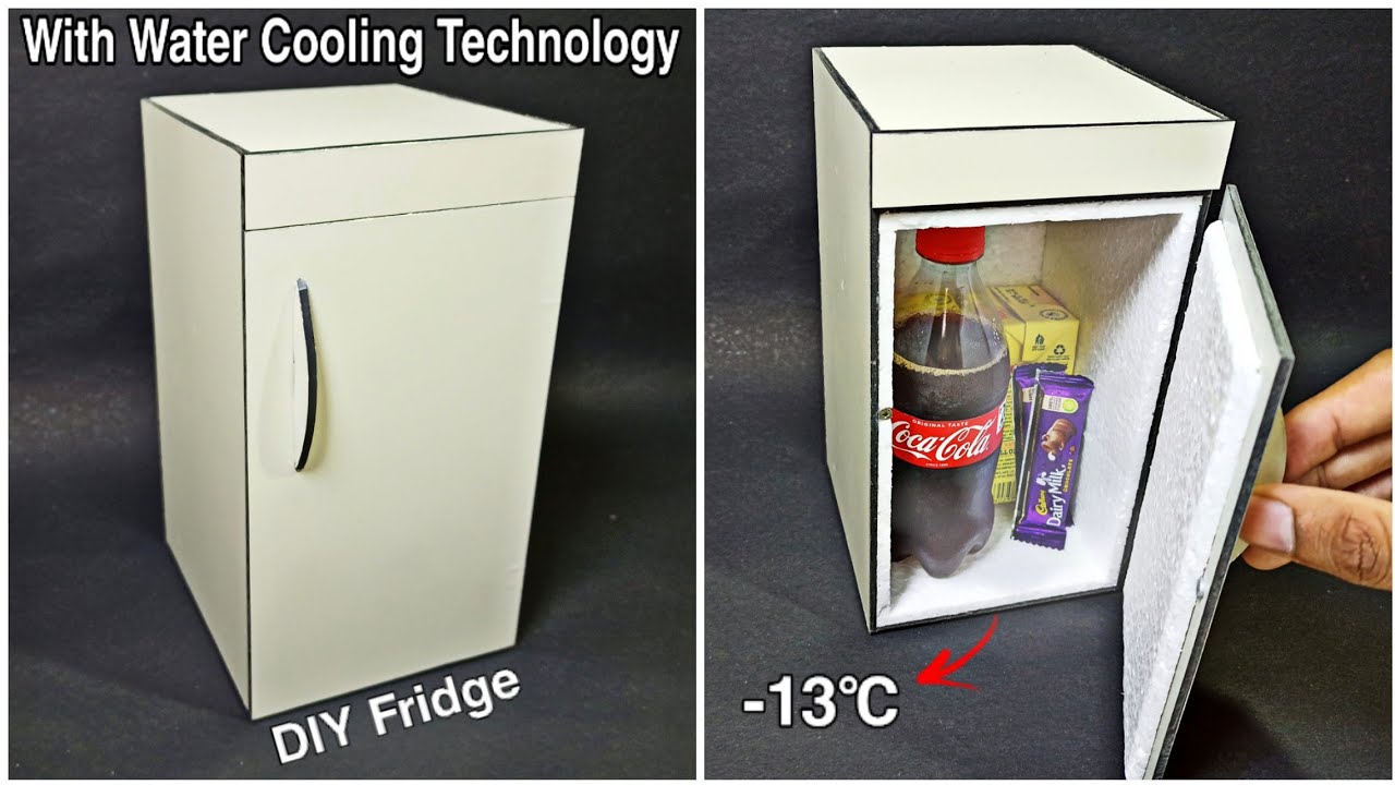 How To Make A Mini Refrigerator At Home | DIY 12V DC Fridge | By - Creative Shivaji
