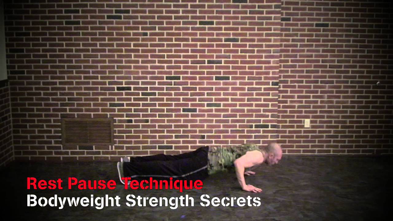 Increase Your Strength and Endurance with the Rest Pause Technique