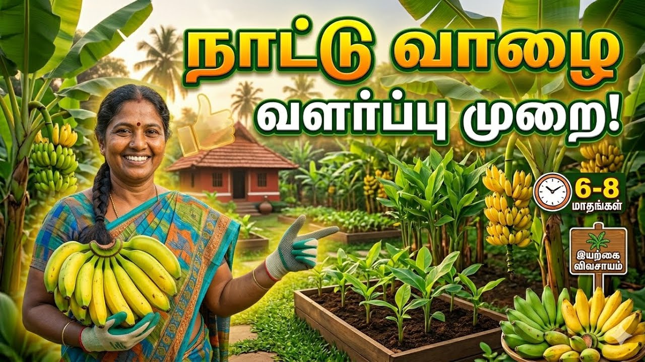 நாட்டு வாழை மரம் வளர்ப்பது எப்படி | Banana🍌 Farming Tamil #agriculture #banana #farming #cultivation