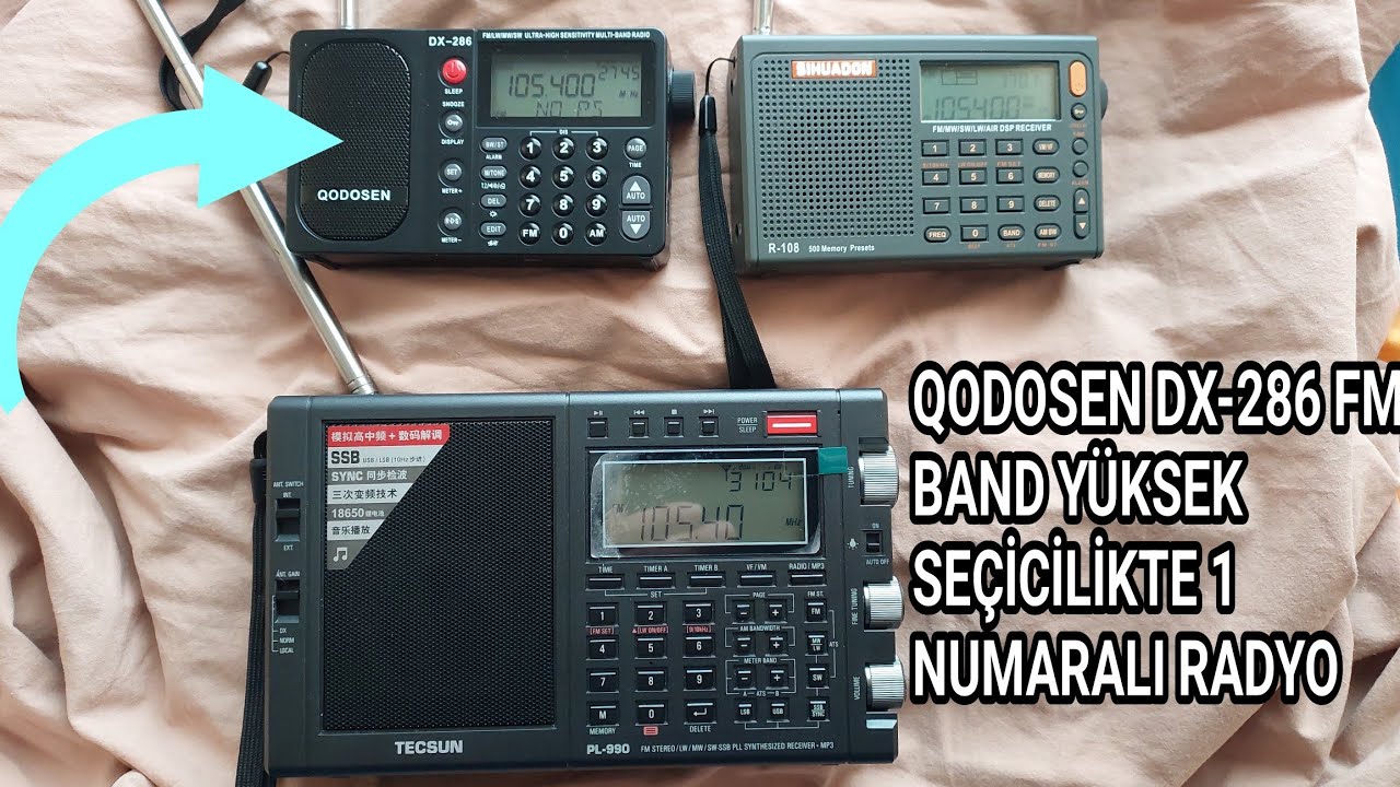 QODOSEN DX-286 FM YÜKSEK SEÇİCİLİKTE 1 NUMARA...