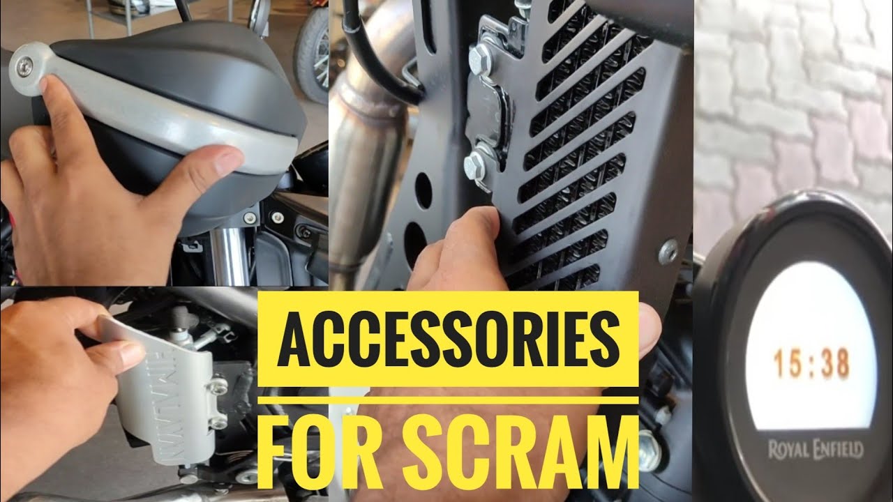 Accessories for himalayan scram 411 royal enfield .