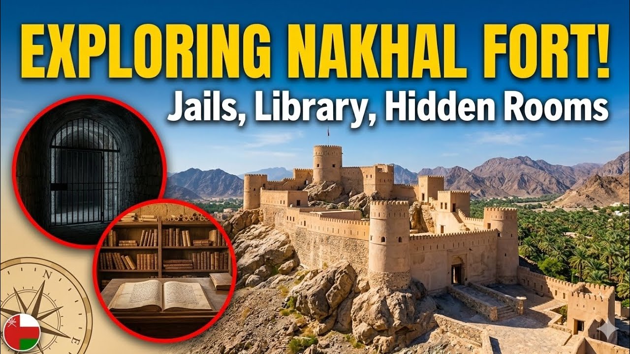What Life Was Really Like Inside a Middle Eastern Fort| full tour| Ancient Fort Nakhal, Oman
