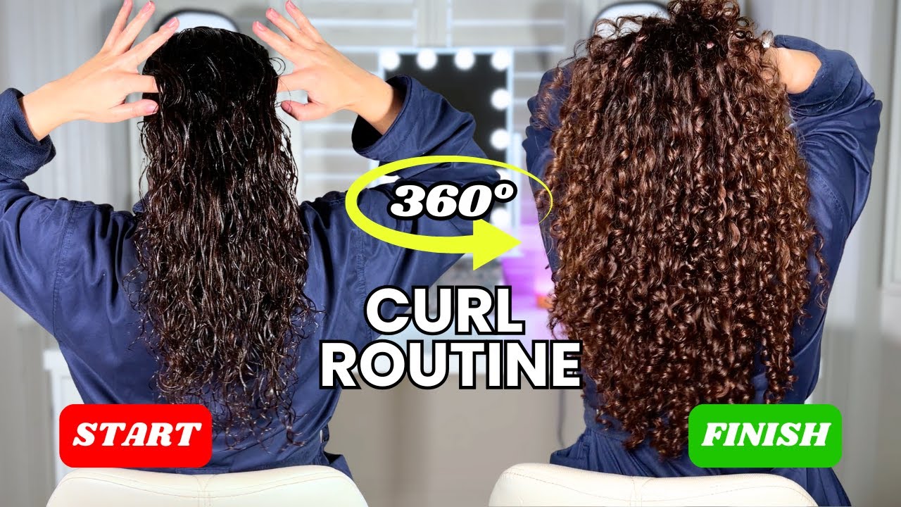 Curly Hair Routine Explained | Back Angle + 360° View | SOPHIEMARIECURLY