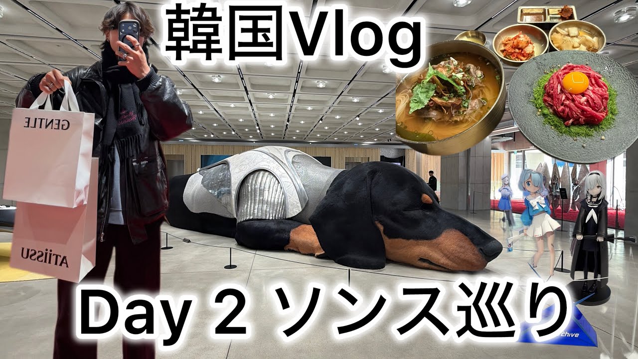 韓国 Vlog Day 2 スズメとジェントルモンスターとセレクトショップ巡り編　