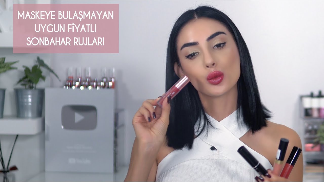 Uygun Fiyatlı Sonbahar Rujları 💄💋Maskeye Bulaşmayan Rujlar