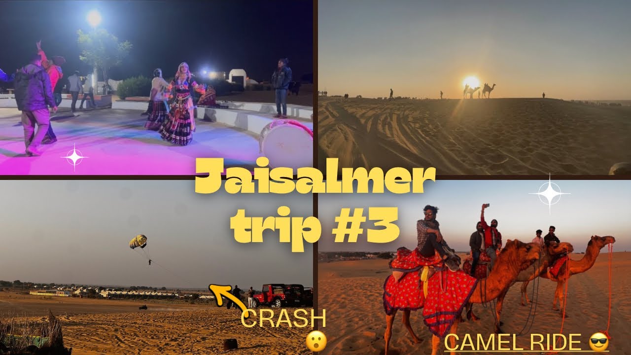 Parachute crash hota hota bcha Jaisalmer mai 😳 | Jaisalmer TravelGuide | Jaisalmer Tour Budget | #3