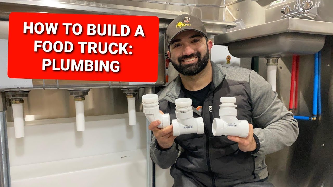 How to Install the Plumbing in a Food Truck: 3 Compartment Sink