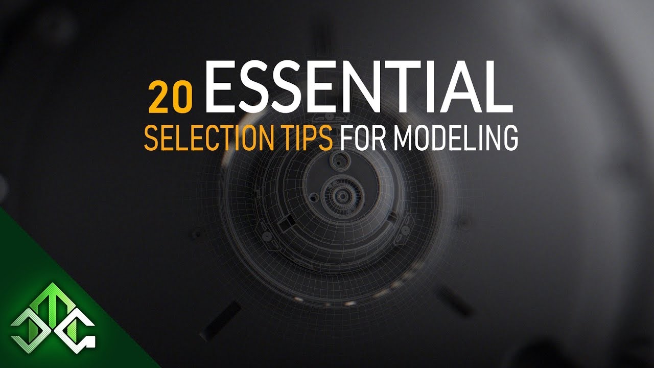 Blender Tutorial | 20 Essential Selection Tips For Modeling